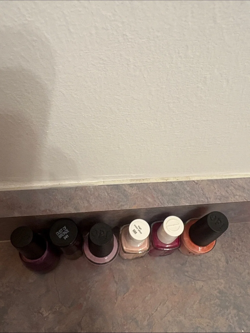 Set of 6 Nail Polish from Various Brands.